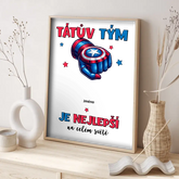 Tátův Tým Kapitán Až 6 Dětí Plakát