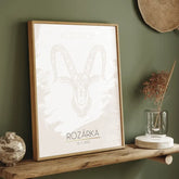 12 Znamení zvěrokruhu s vlastním jménem a pozadím Plakát