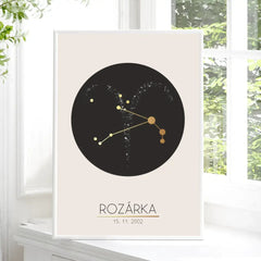 12 Znamení zvěrokruhu s vlastním jménem 3 Plakát