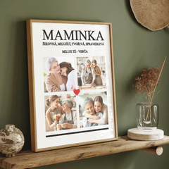 Dárek pro maminku, tatínka, babičku nebo dědečka Plakát