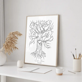 Svatební strom výběr z 11 druhů Plakát