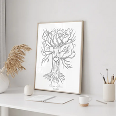 Svatební strom výběr z 11 druhů Plakát