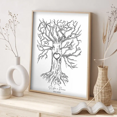 Svatební strom výběr z 11 druhů Plakát