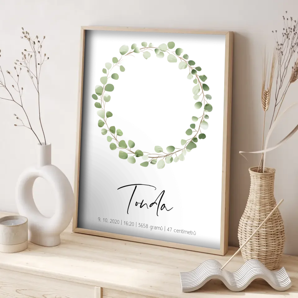 plakát k narození miminka