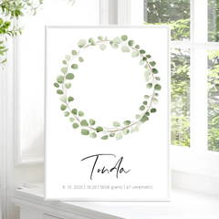 plakát k narození miminka