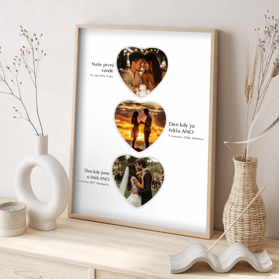 Svatební výročí plakát - PixadoArt