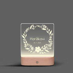 Svatební dar Lampa LED