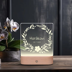 Svatební dar Lampa LED