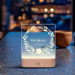 Svatební dar Lampa LED