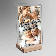 Dárek pro nejúžasnější maminku, tatínka, babičku nebo dědečka 2 Plaketa