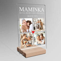 Dárek pro maminku, tatínka, babičku nebo dědečka Plaketa z akrylu