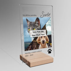 Vzpomínka na mazlíčka Plaketa 2