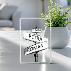 Križovatka - Rázcestie Akrylový Blok