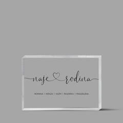 Naše rodina 2-6 členů Blok