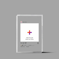 Instagram Akrylový Blok