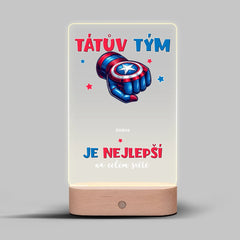 Tátův tým Kapitán Až 6 Dětí Lampa LED