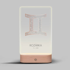 12 Znamení zvěrokruhu s vlastním jménem 4 Lampa LED