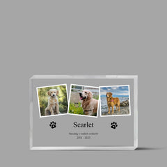 Vzpomínka na mazlíčka Blok na šířku 2