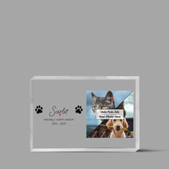 Vzpomínka na mazlíčka Blok na šířku