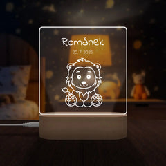 Zvířátka Obrysy Lampa LED