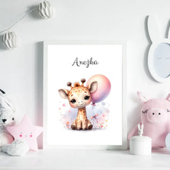 Zvířátka s balónky Plakát