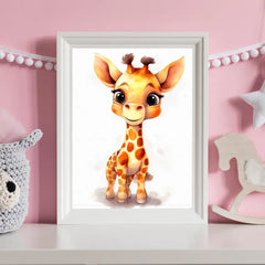 Zvířátka na bílém pozadí Plakát