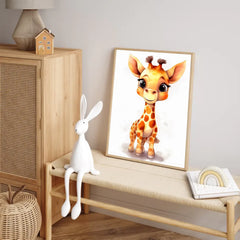 Zvířátka na bílém pozadí Plakát