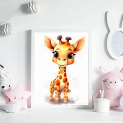 Zvířátka na bílém pozadí Plakát