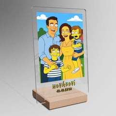 Karikatura z vlastní fotky Žlutí Plaketa