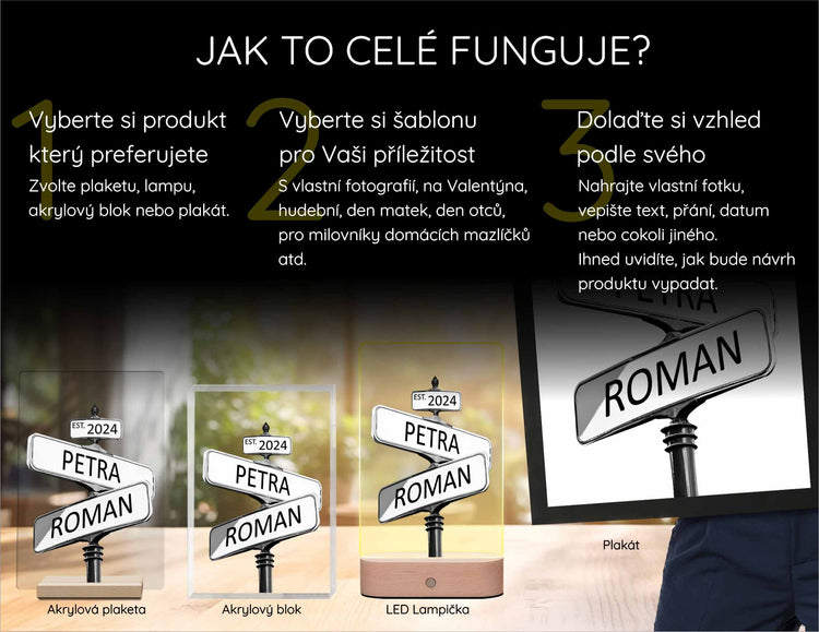 Originální dárky a dekorace na míru