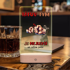 Tátův tým ruce až 5 dětí Lampa LED