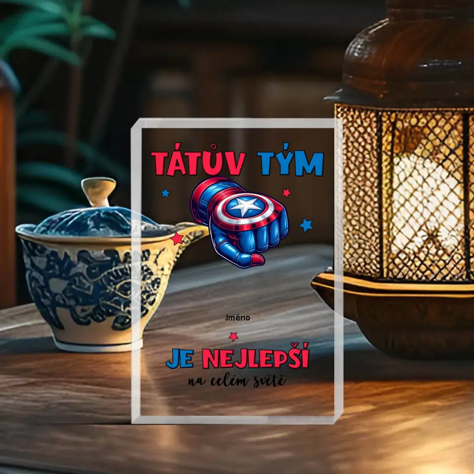 Tátův Tým Kapitán Až 6 Dětí Plakát