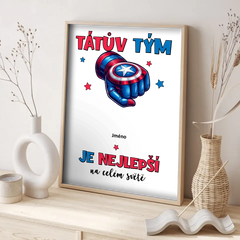 Tátův Tým Kapitán Až 6 Dětí Plakát