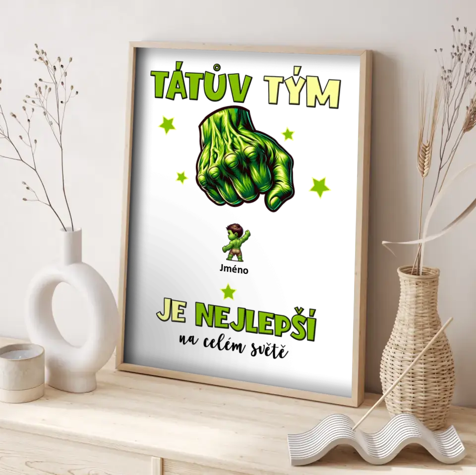 Tátův Tým Hulk Až 4 Děti Plakát