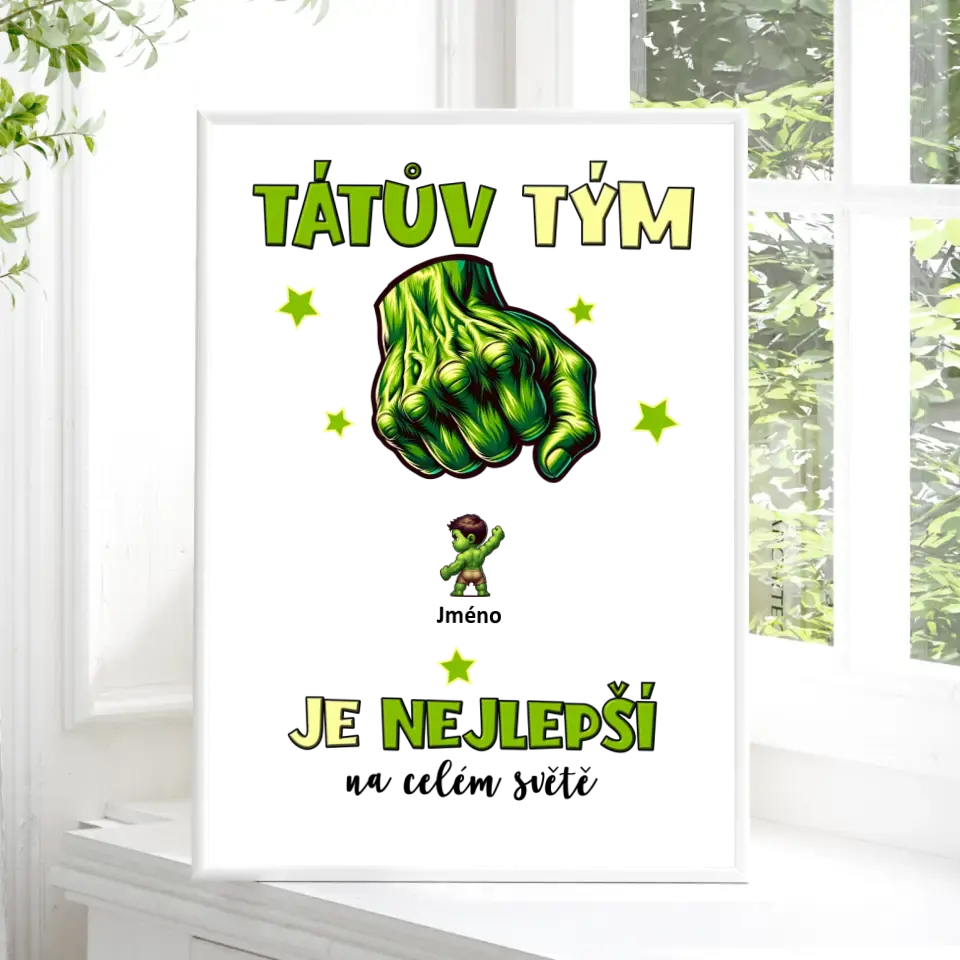 Tátův Tým Hulk Až 4 Děti Plakát