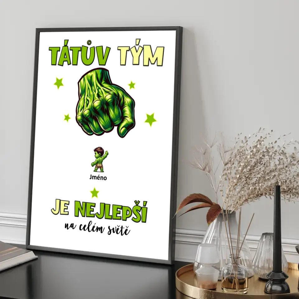 Tátův Tým Hulk Až 4 Děti Plakát