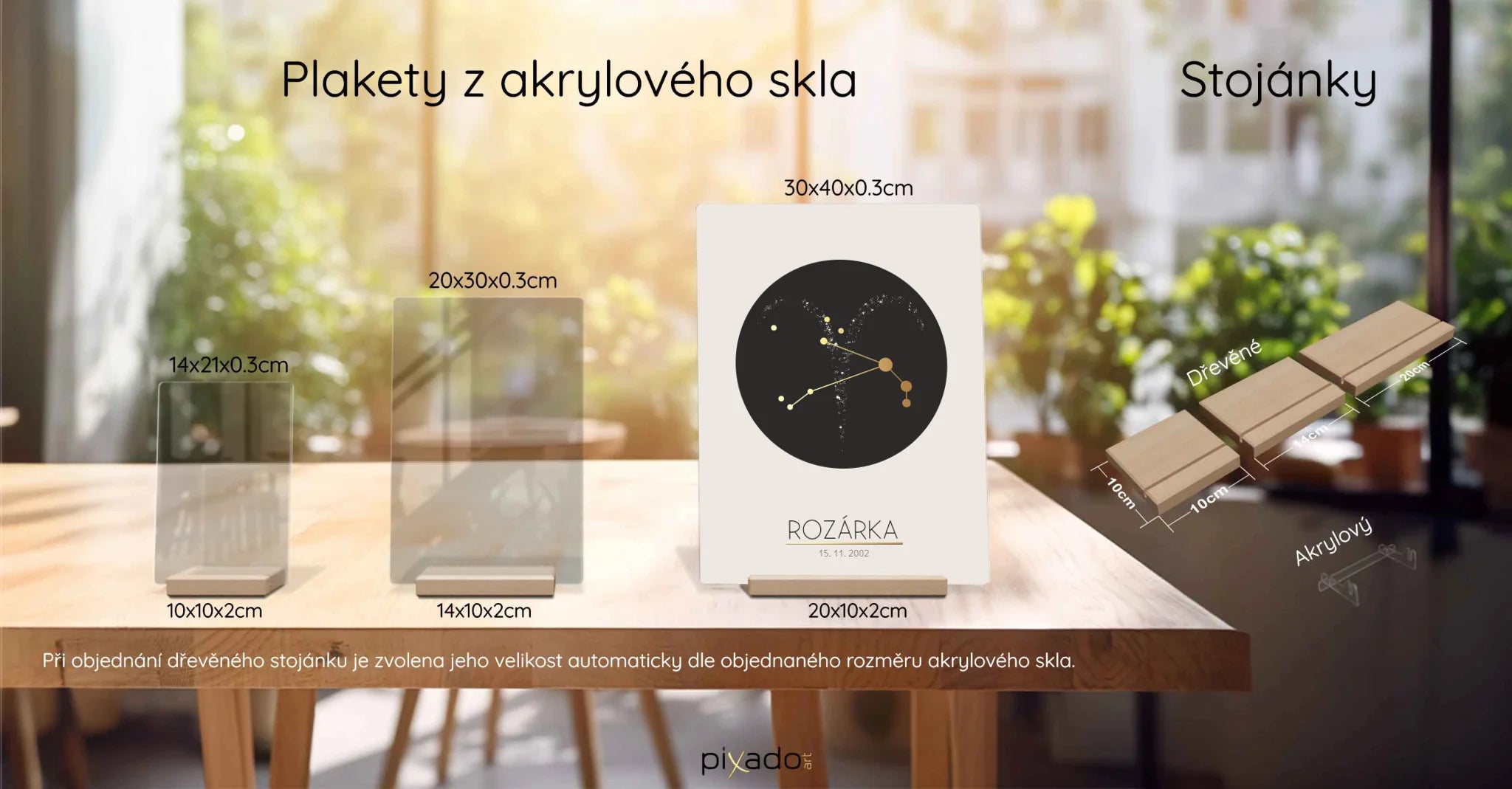 plakety rozmery CZ