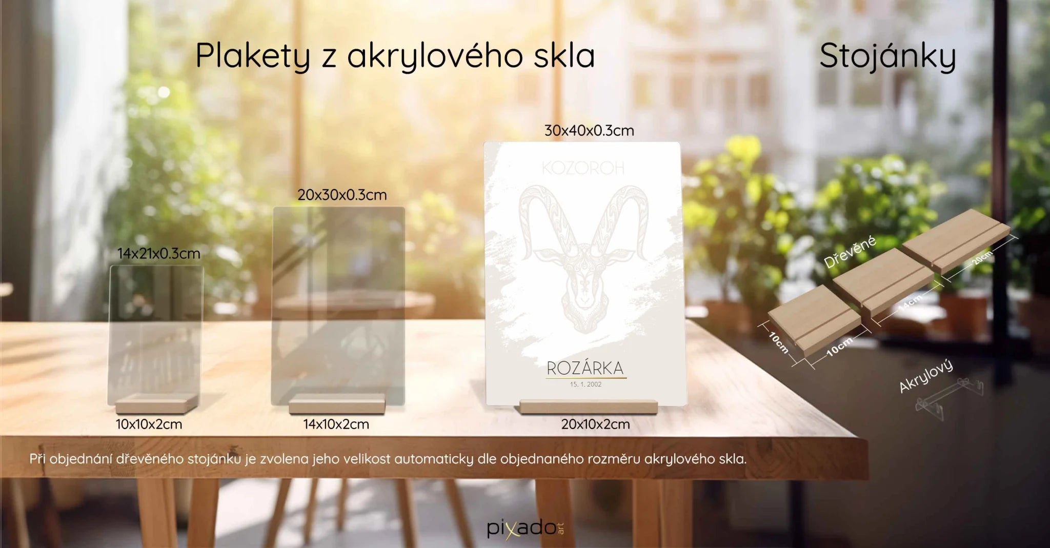 plakety rozmery CZ