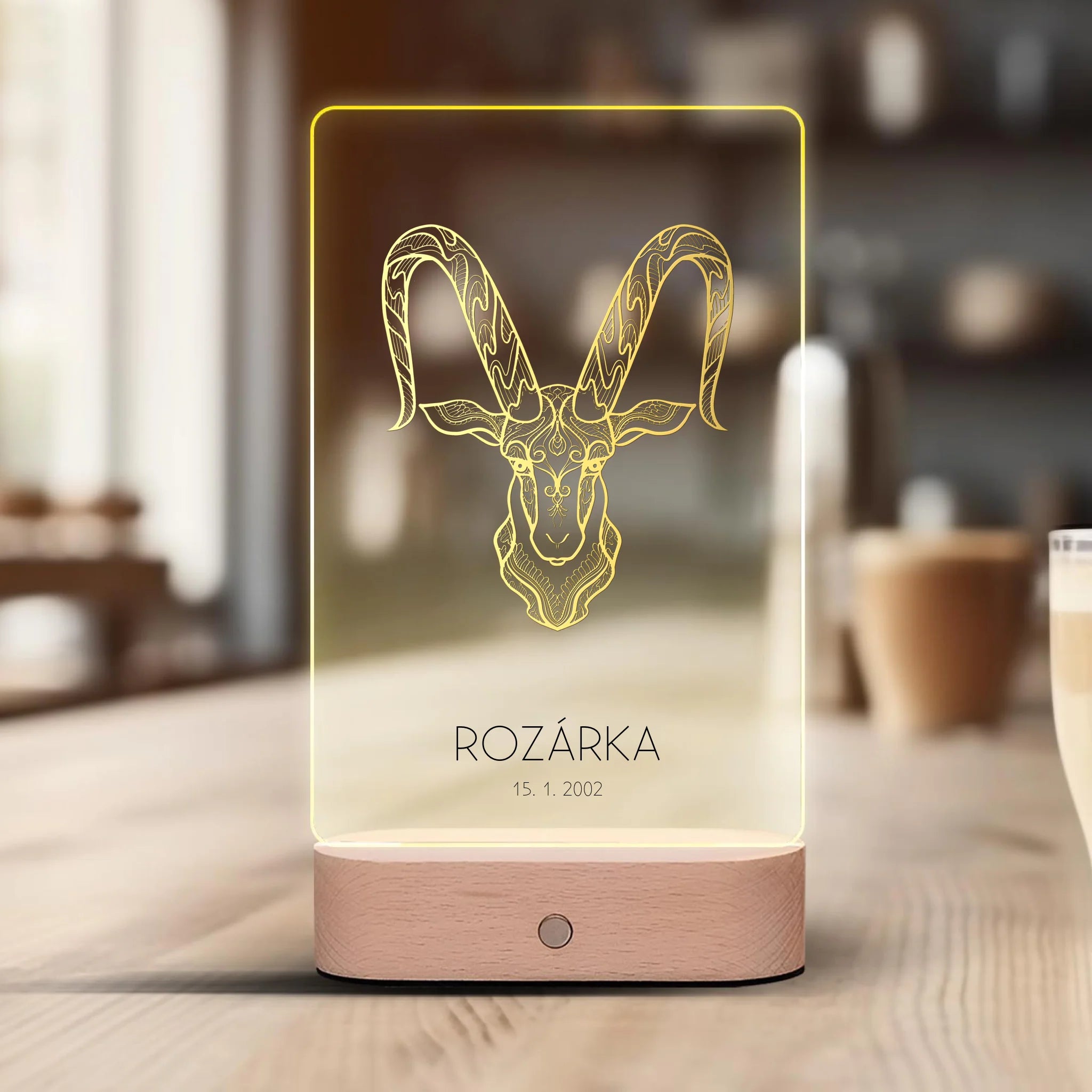 12 Znamení zvěrokruhu s vlastním jménem 2 Lampa LED