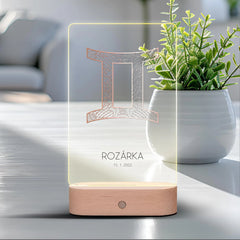 12 Znamení zvěrokruhu s vlastním jménem 4 Lampa LED