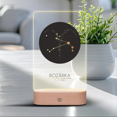 12 Znamení zvěrokruhu s vlastním jménem 3 Lampa LED