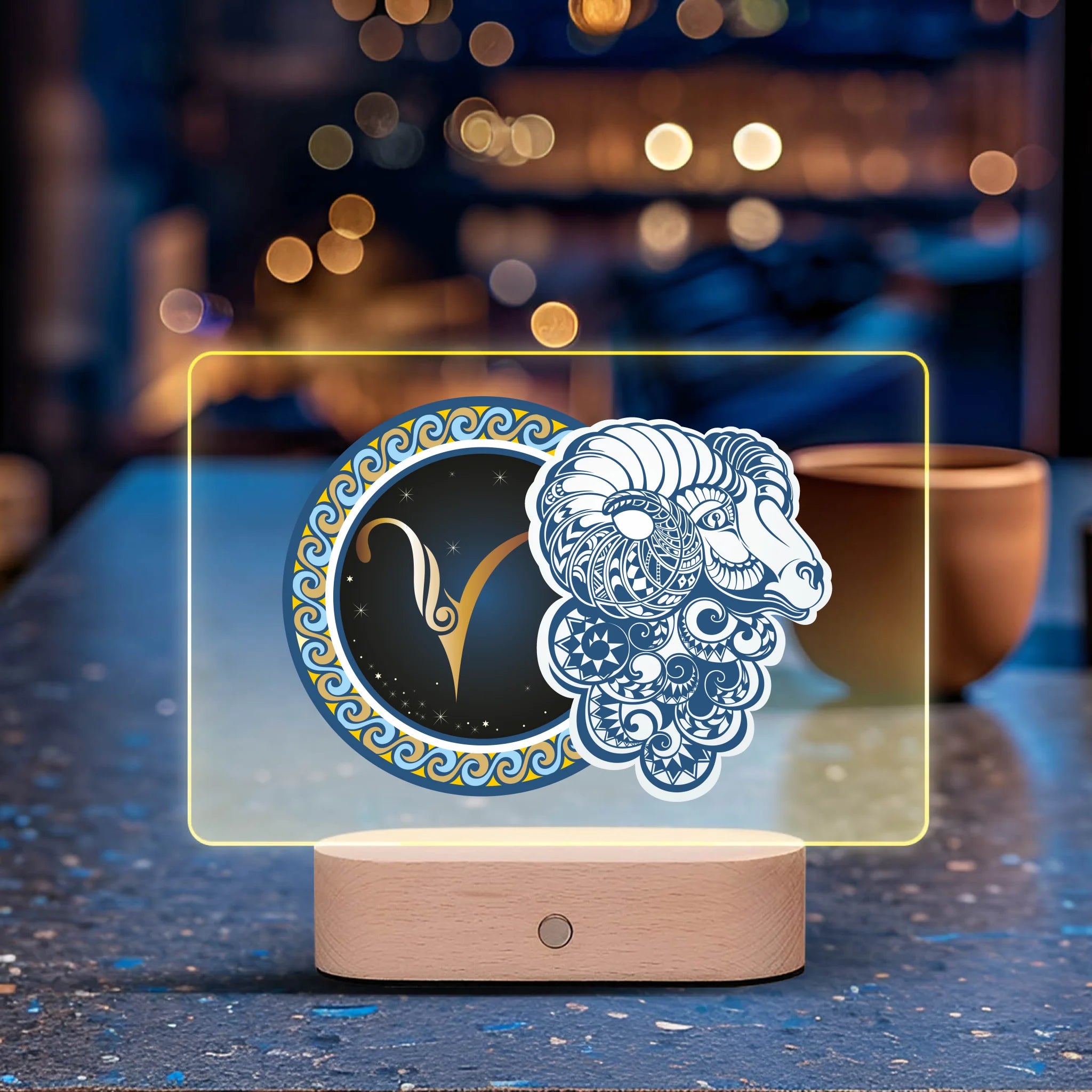 12 Znamení zvěrokruhu na šířku Lampa LED