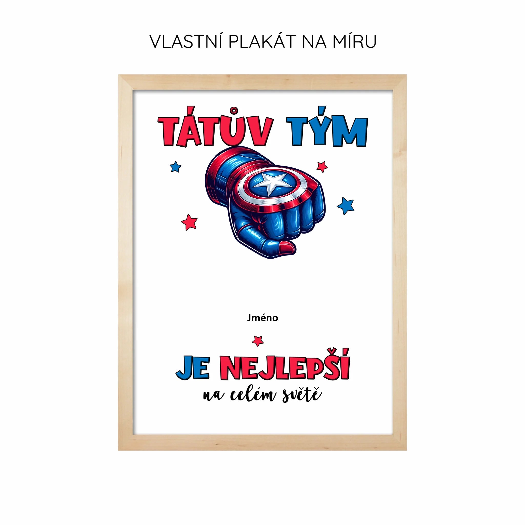 Tátův Tým Kapitán Až 6 Dětí Plakát