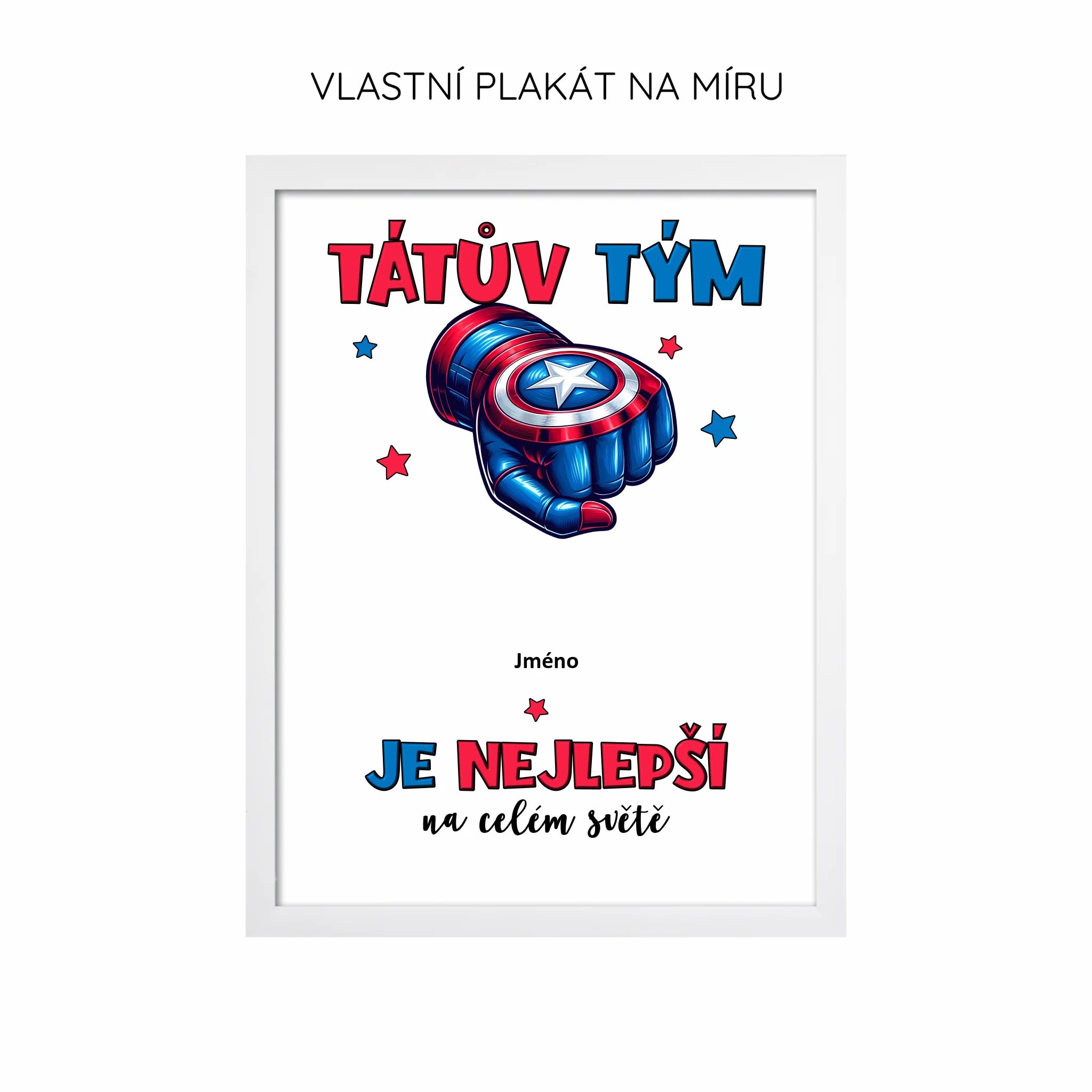 Tátův Tým Kapitán Až 6 Dětí Plakát