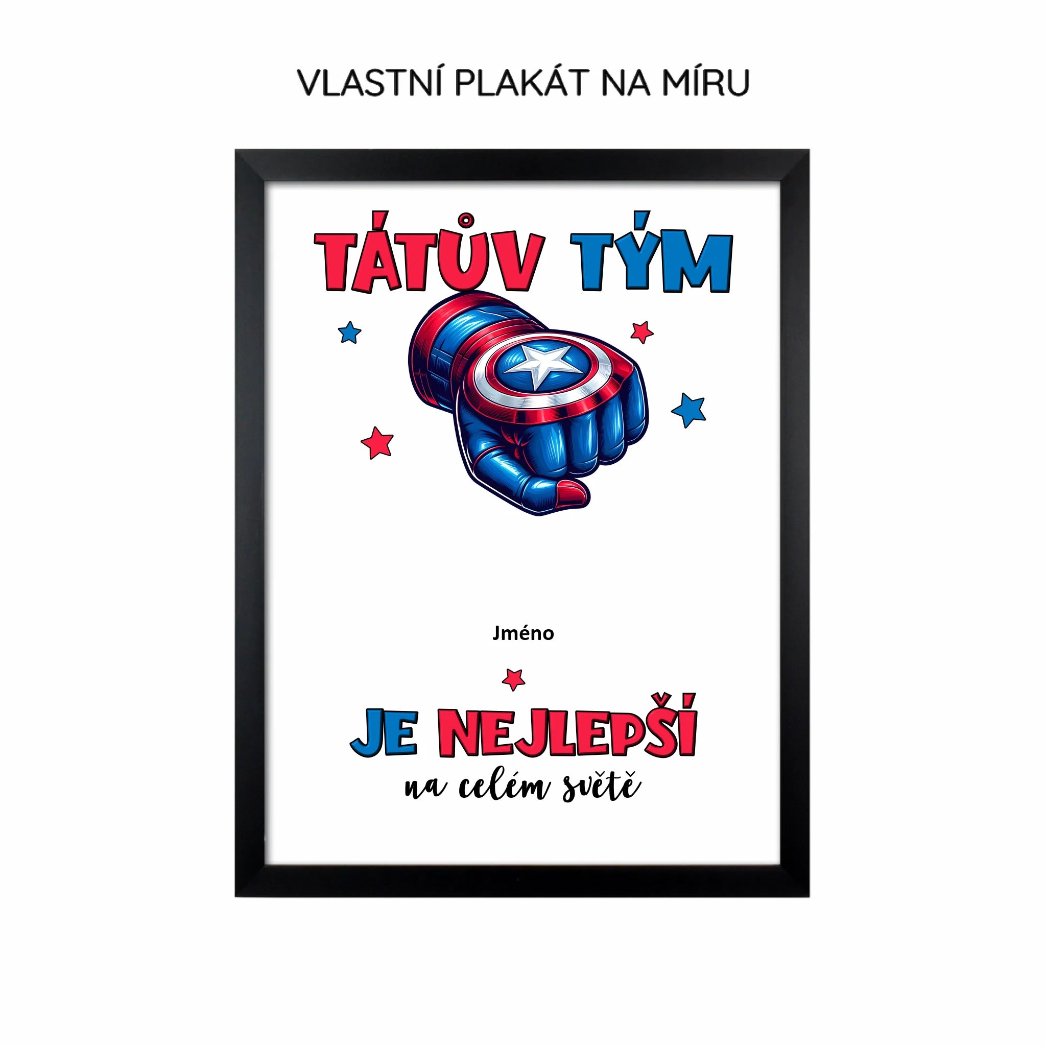Tátův Tým Kapitán Až 6 Dětí Plakát