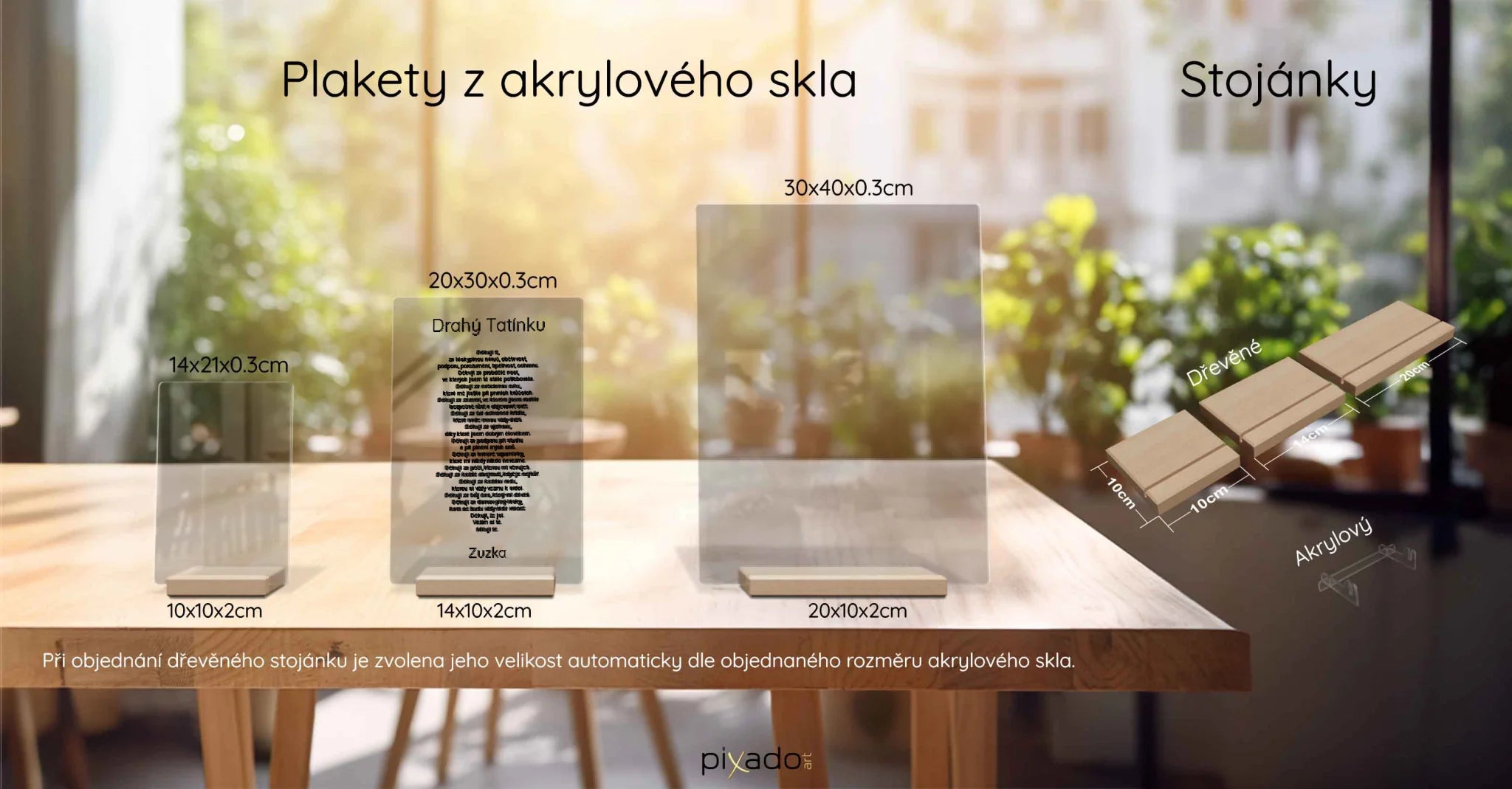 plakety rozmery CZ