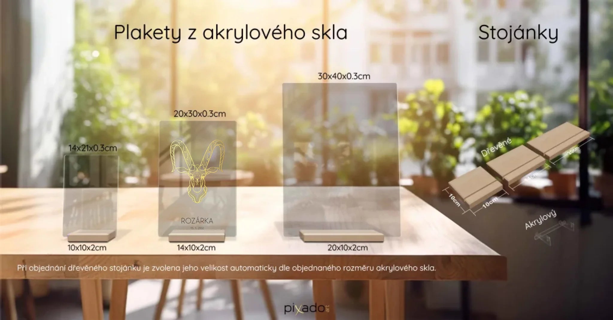 plakety rozmery CZ