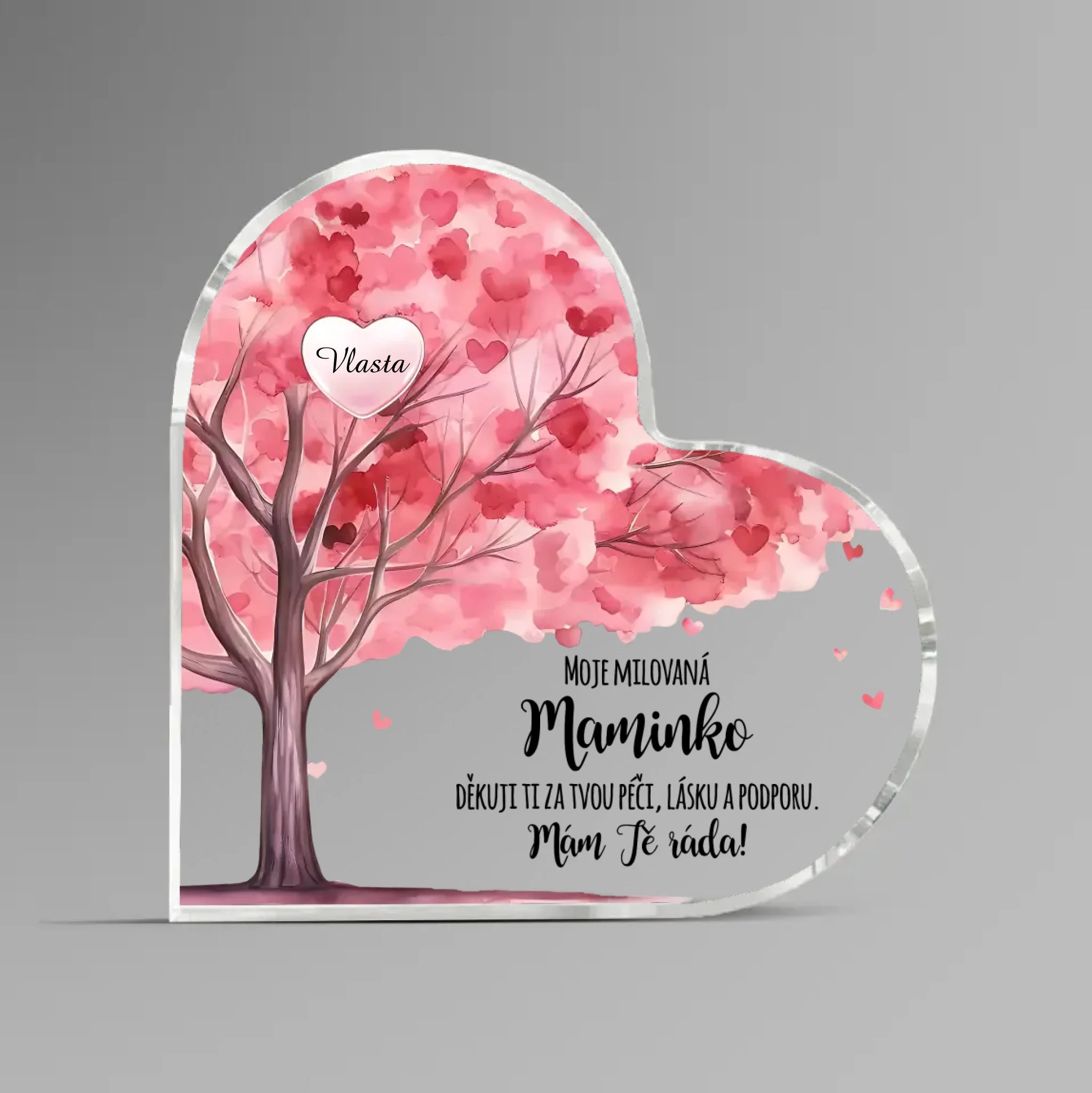 Akrylový plak Moje milovaná maminko 1-8 dětí