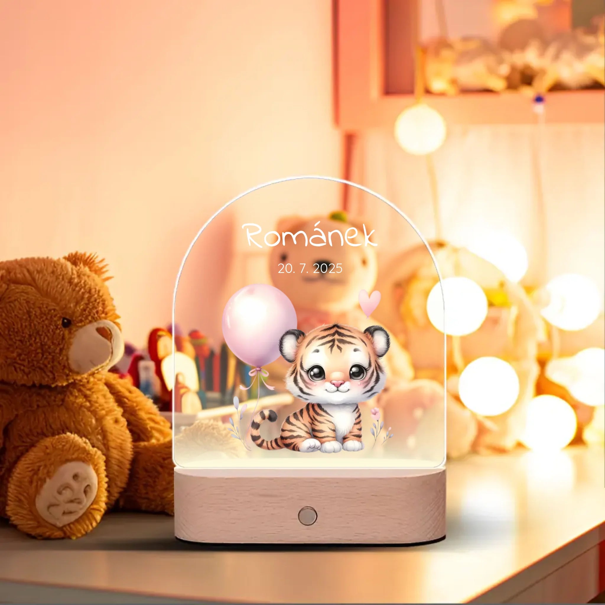 Zvířátka s balónky Lampa LED