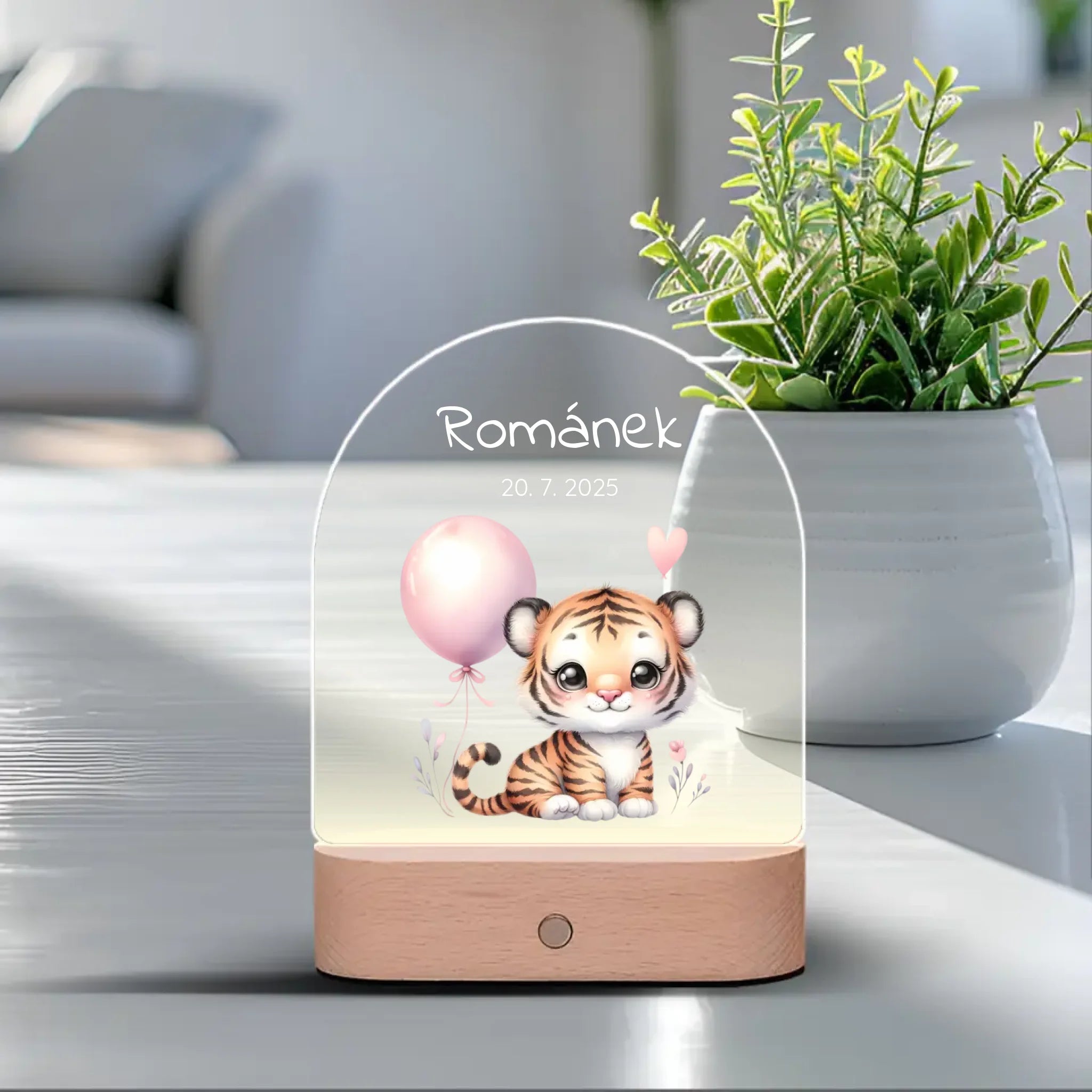 Zvířátka s balónky Lampa LED